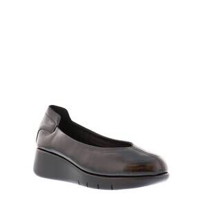 NEW SAYDO women's sonia slip-on shoes in black pat